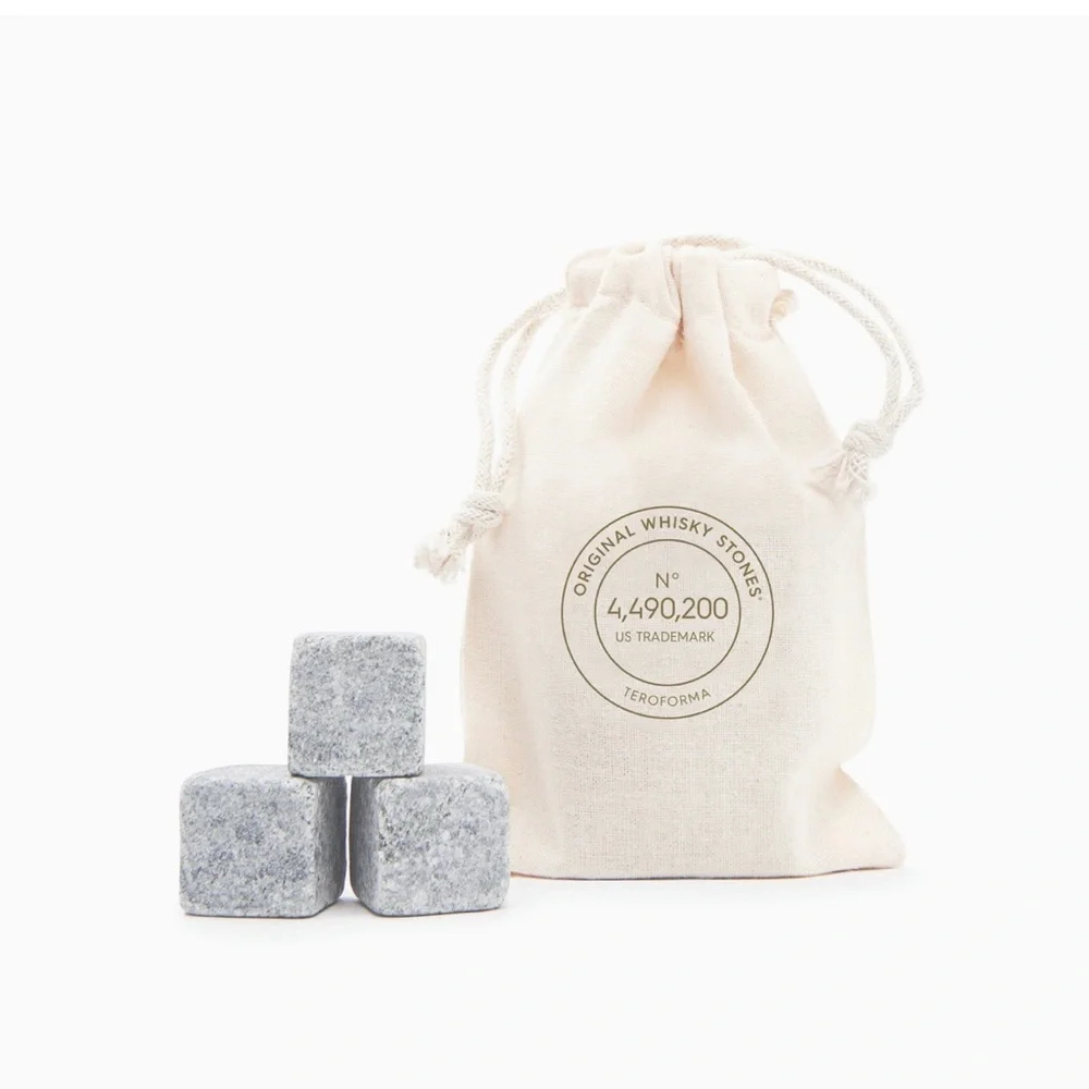 SEALED Original Whisky Stones Classic Teroforma Handcrafted Natural Soapstone